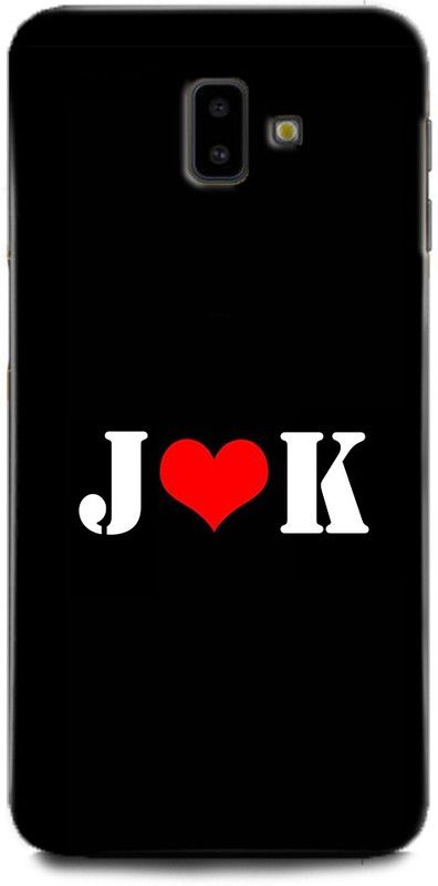 Afterglow Back Cover for SAMSUNG Galaxy J6 Plus J K, J LOVES K, NAME, LETTER, ALPHABET, JK LOVE, HART  (Multicolor, Shock Proof, Pack of: 1)