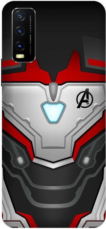 URCHIN Back Cover for Vivo Y20G Avengers Logo, Avengers, Avengers Logo, Avengers Sign, Marvel, Avenger, Comic  (Multicolor, Shock Proof, Pack of: 1)