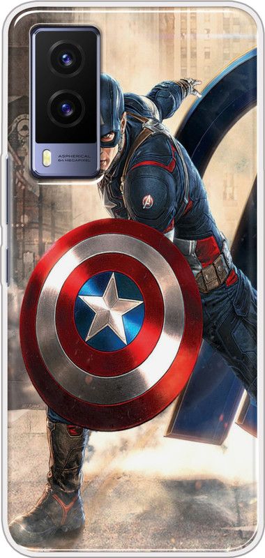 Hansviprint Back Cover for Vivo V21e 5G  (Multicolor, Grip Case, Silicon, Pack of: 1)
