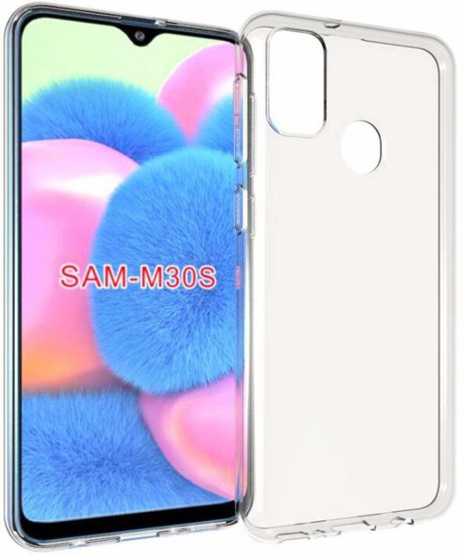 S-Softline Back Cover for Smasung Galaxy M30s (Premium Crystal Clear Transparent Case)  (Transparent, Pack of: 1)