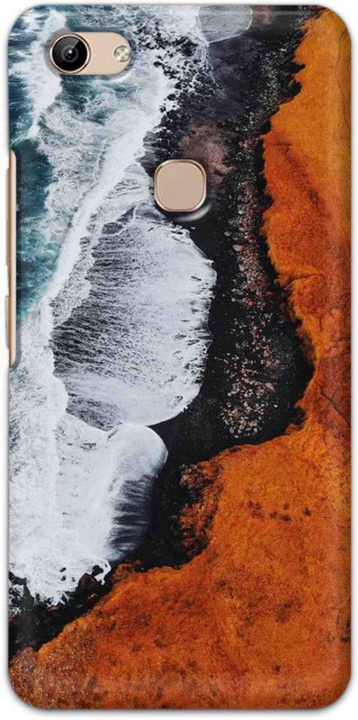 NDCOM Back Cover for Vivo Y81 Ocean Beach Wave Printed  (Multicolor, Hard Case, Pack of: 1)