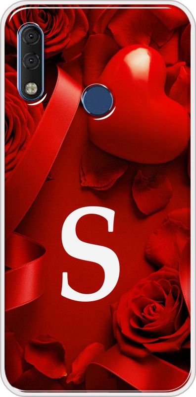 Hansviprint Back Cover for Tecno Camon I Click 2  (Red, Grip Case, Silicon, Pack of: 1)