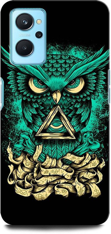 ORBIQE Back Cover for OPPO A96 OWL, TRIPPY, WORLD, EYE, USA, ILLUMINATI, MASONICO, OWL  (Multicolor, Hard Case, Pack of: 1)