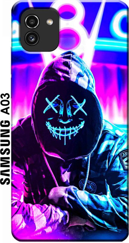 stroxy Back Cover for Samsung Galaxy A03 2651  (Multicolor, 3D Case, Silicon, Pack of: 1)
