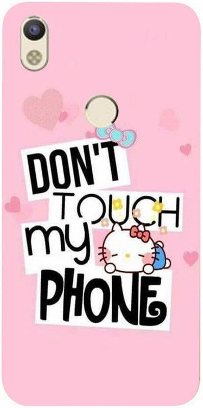 Skyhawk Back Cover for Tecno Camon In5 Hello Kitty With Don’t Touch My Phone  (Multicolor, Waterproof, Silicon, Pack of: 1)