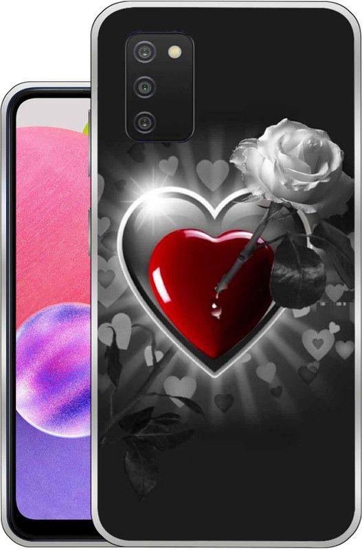 Vascase Back Cover for Samsung Galaxy A03s  (Black, Dual Protection, Silicon, Pack of: 1)