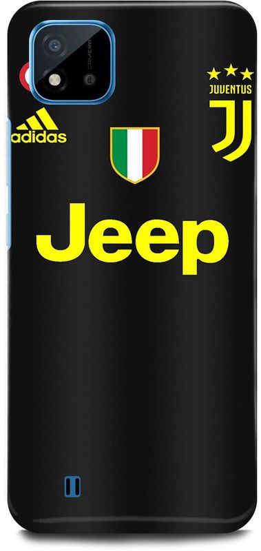 JUGGA Back Cover for Realme C20, RMX3063, JEEP, JUVENTUS, TEAM  (Black, Hard Case, Pack of: 1)