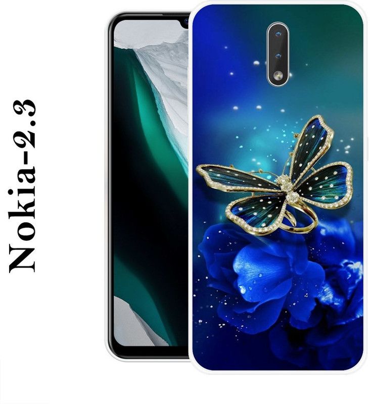 PALWALE BALAJI Back Cover for Nokia 2.3  (Blue, Gold, Grip Case, Silicon)