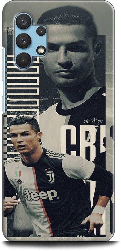 Afterglow Back Cover for SAMSUNG Galaxy A32 RONALDO, CR7, FOOTBALL, NUBIA, REAL MADRID, STOCK, CALCIO, JUVENTUS  (Multicolor, Shock Proof, Pack of: 1)
