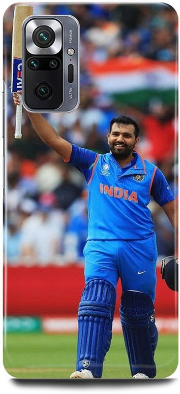 JUGGA Back Cover for Redmi Note 10 Pro Max, ROHIT, SHARMA, INDIAN, PLAYER, MUMBAI, INDIANS  (Blue, Hard Case, Pack of: 1)