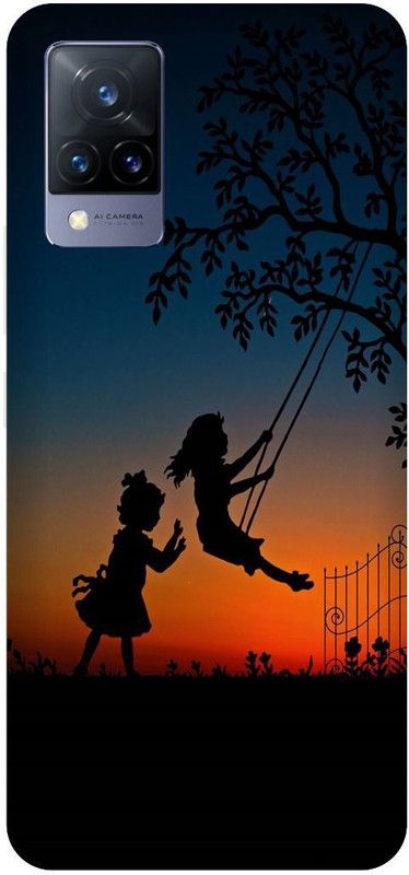 Bluvver Back Cover for Vivo V21 5G, V2050, Printed Children Back Cover  (Multicolor, Hard Case, Pack of: 1)