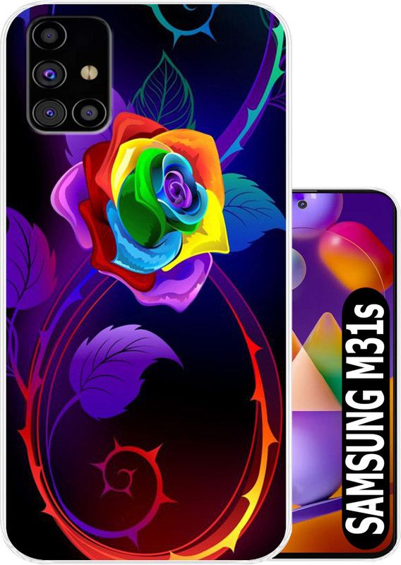 Hostprint Back Cover for Samsung M31s  (Multicolor, Flexible, Silicon, Pack of: 1)