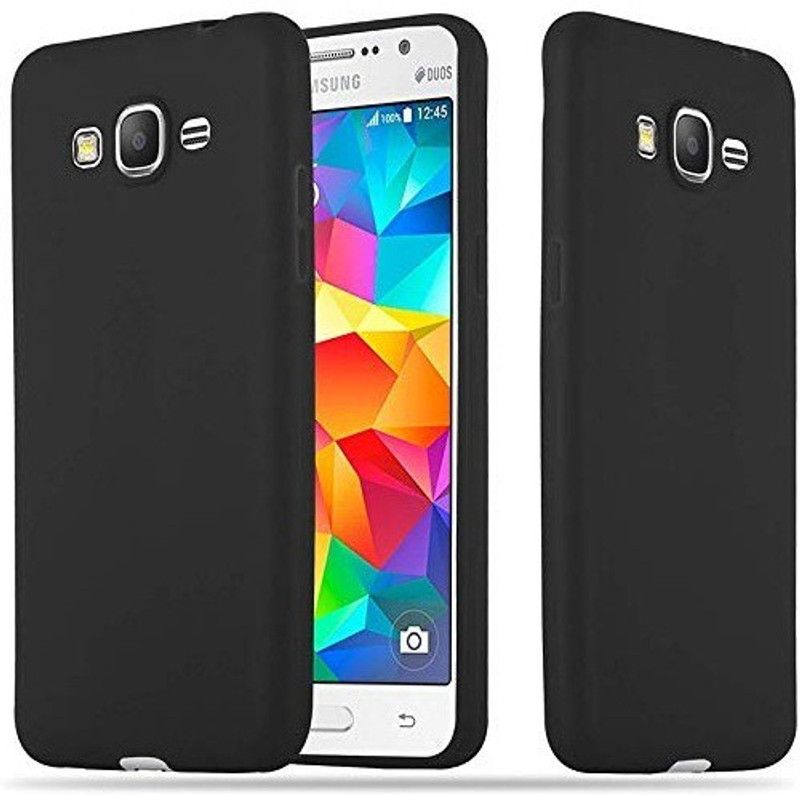 MoreFit Back Cover for Samsung Galaxy Core Prime  (Black, Shock Proof, Silicon, Pack of: 1)