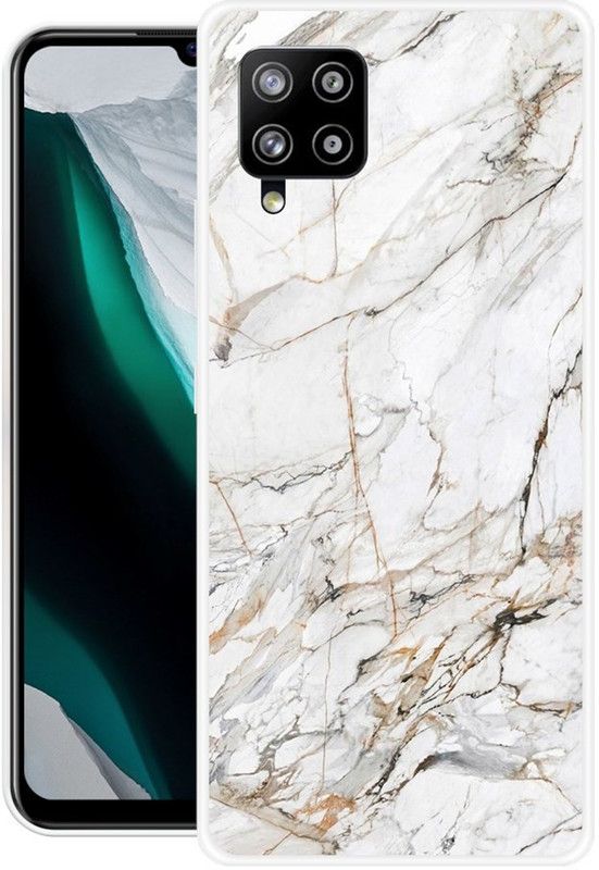 Krtagy Back Cover for Samsung Galaxy M42 5G  (White, Dual Protection, Silicon)