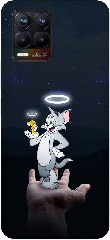 URCHIN Back Cover for Realme 8 Tom and jerry, Cartoon, Cartoon network, Tom, Jerry  (Multicolor, Shock Proof, Pack of: 1)