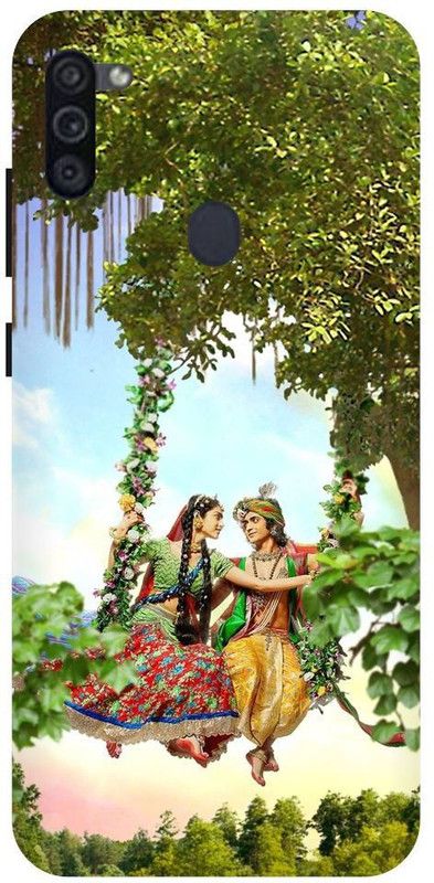 URCHIN Back Cover for Samsung M11 Krishna, Radha Krishna, Lord Krishna, Krishan ji, god  (Multicolor, Shock Proof)