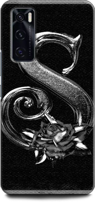 KEYCENT Back Cover for Vivo V20 SE, V2022 S, S LETTER, S NAME, S ALPHABET, DESIGN  (Multicolor, Pack of: 1)