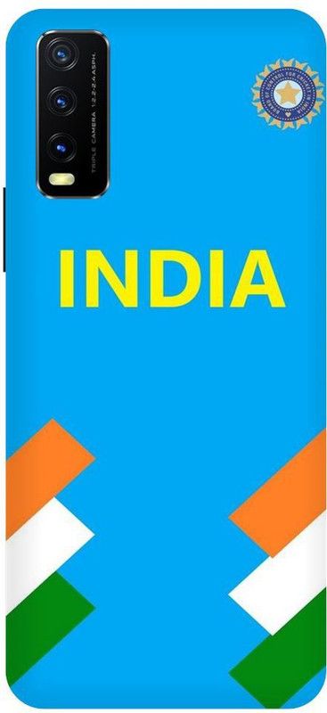 URCHIN Back Cover for Vivo Y20i Indian Flag, national, flag, indian army, india, India  (Multicolor, Shock Proof, Pack of: 1)
