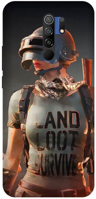 URCHIN Back Cover for Redmi 9 prime Pubg, Kar98, Pubg lover, Pubg Game, Pubg Love, Chicken dinner  (Multicolor, Shock Proof, Pack of: 1)