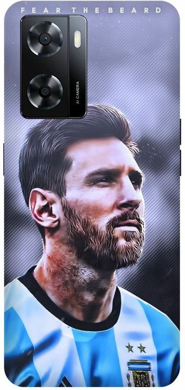 Dimora Back Cover for realme narzo 50 5G, MESSILIONEL FOOTBALL MESSI LOGO  (Multicolor, Hard Case, Pack of: 1)