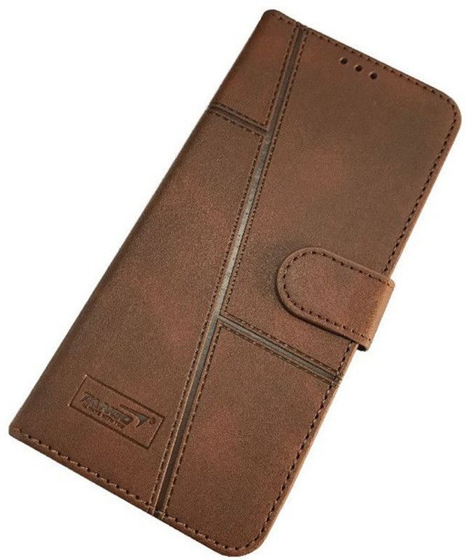 AryaMobi Wallet Case Cover for OnePlus NORD CE  (Brown, Magnetic Case, Pack of: 1)