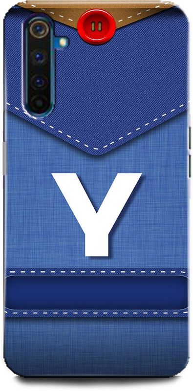 INDICRAFT Back Cover for Realme 6 Pro Y, Y LETTER, Y NAME, BLUE, JEANS, ALPHABET  (Multicolor, Hard Case, Pack of: 1)
