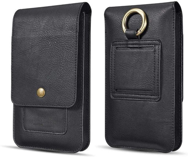Elica Pouch for Realme C3  (Black, Holster, Pack of: 1)