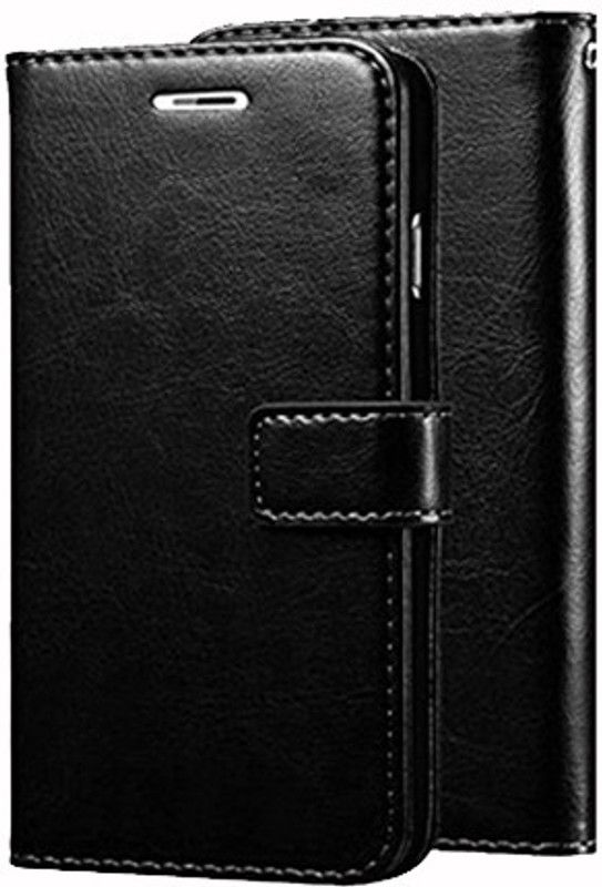 Sensational Flip Cover for Oppo A8  (Black, Pack of: 1)