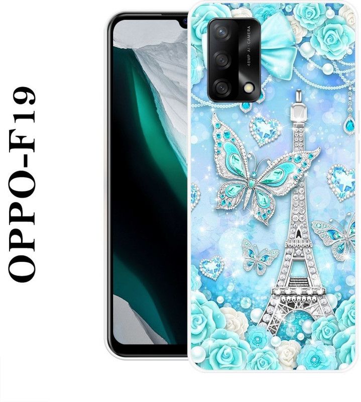SUPER CASE Back Cover for Oppo F19  (Multicolor, Grip Case, Silicon)