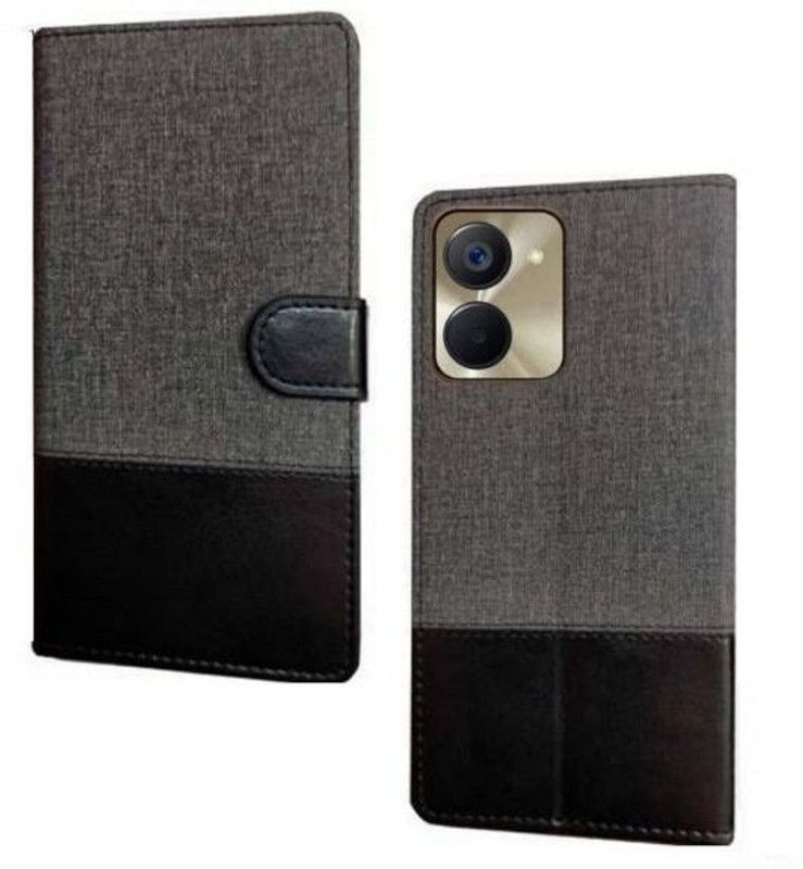 RidivishN Back Cover for Realme C33 in Cases & Covers  (Black, Shock Proof, Pack of: 1)