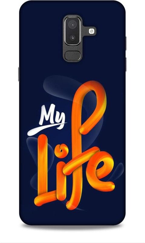 Lucent Crafts Back Cover for Samsung Galaxy J8  (Blue, 3D Case, Pack of: 1)