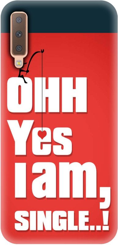 Smutty Back Cover for Samsung Galaxy A7 2018 Edition, SM-A750F - Happy Single Print  (Multicolor, Hard Case, Pack of: 1)