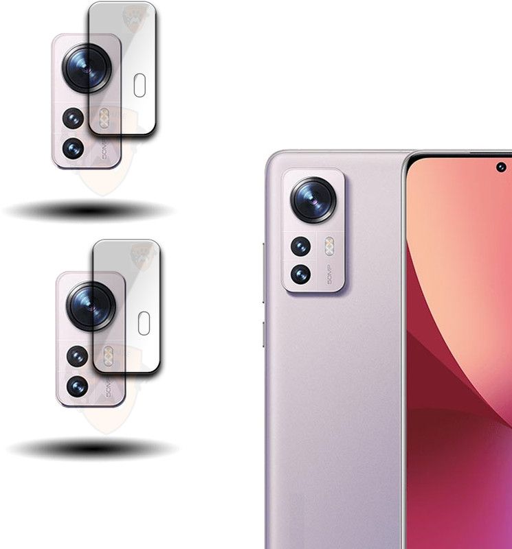 MOBIHOUSE Back Camera Lens Glass Protector for Xiaomi 12 Pro  (Pack of: 2)
