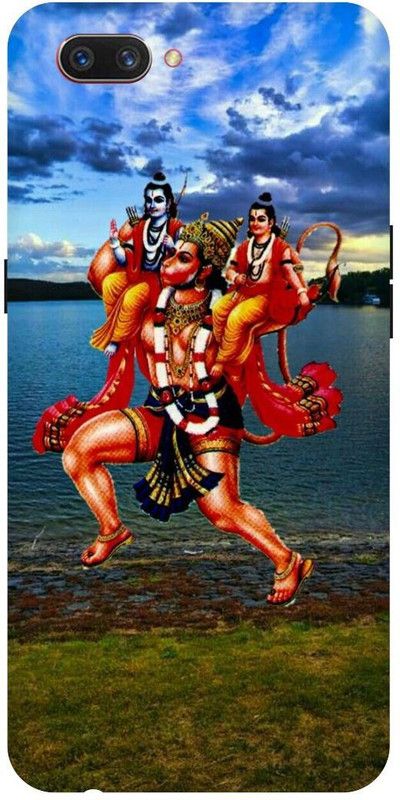 THESTONEWELL Back Cover for OPPO A3S HANUMAN JI RAM JI GOOD  (Multicolor, Waterproof, Pack of: 1)