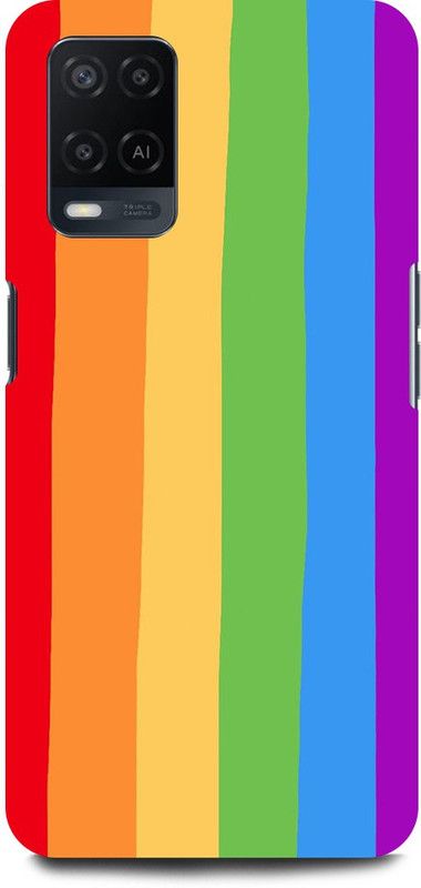 JUGGA Back Cover for OPPO A54, CPH2239, RAINBOW, ART, DESIGN, TRENDING, NEW  (Multicolor, Hard Case, Pack of: 1)