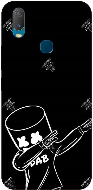 URCHIN Back Cover for Vivo Y17 Marshmello, EDM, DJ, Famious, marshmello, singer  (Multicolor, Shock Proof)