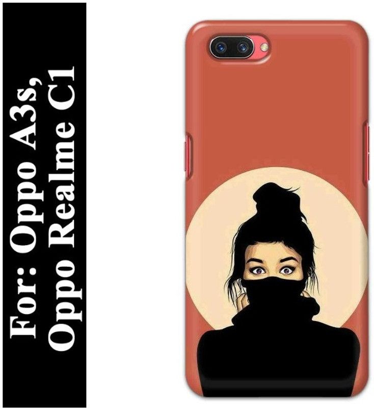 Majestic Back Cover for Oppo A3s, Realme C1  (Multicolor, Hard Case, Pack of: 1)