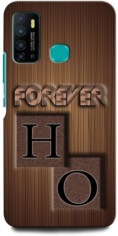 INTELLIZE Back Cover for Infinix Hot 9 HO, H LOVE O, O LOVE H, H LETTER, O LETTER, HO NAME  (Multicolor, Hard Case, Pack of: 1)