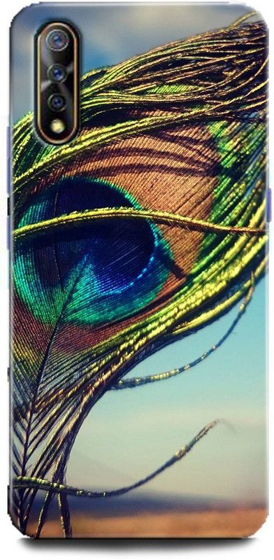 Afterglow Back Cover for Vivo S1 MOR PANKH, KRISHNA JI, KANHA, PEACOCK FEATHER, FEATHER  (Multicolor, Shock Proof, Pack of: 1)