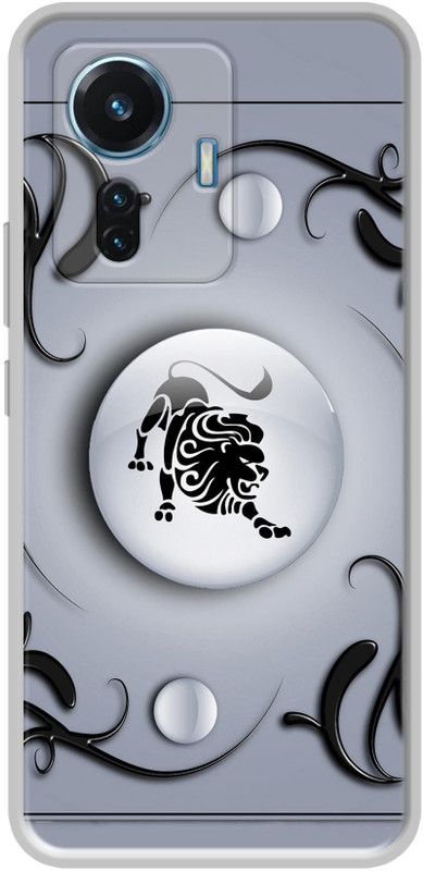 Casotec Back Cover for iQOO Z6 44W 4G  (Grey, Black, Flexible, Silicon, Pack of: 1)
