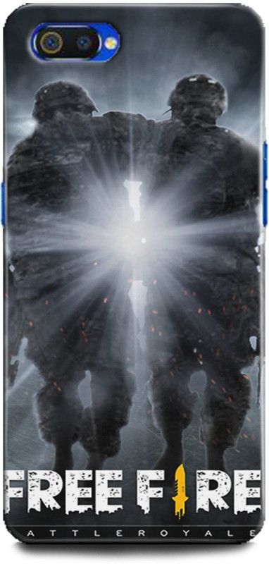 INTELLIZE Back Cover for Realme C2/RMX1945 free fire,Printed  (Multicolor, Shock Proof, Pack of: 1)
