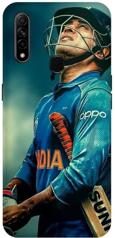 URCHIN Back Cover for Oppo A31 Dhoni, Mahi, Mahendra singh Dhoni, Captain, india cricket, player, msd, sports  (Multicolor, Shock Proof, Pack of: 1)