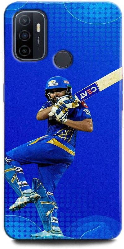 Afterglow Back Cover for Oppo A33 ROHIT SHARMA, BCCI,CRICKETER, INDIAN KHILADI, IPL, MI, T20  (Multicolor, Shock Proof, Pack of: 1)