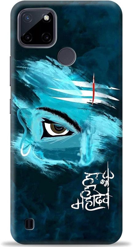 Coverpur Back Cover for Realme C21Y  (Blue, Shock Proof)