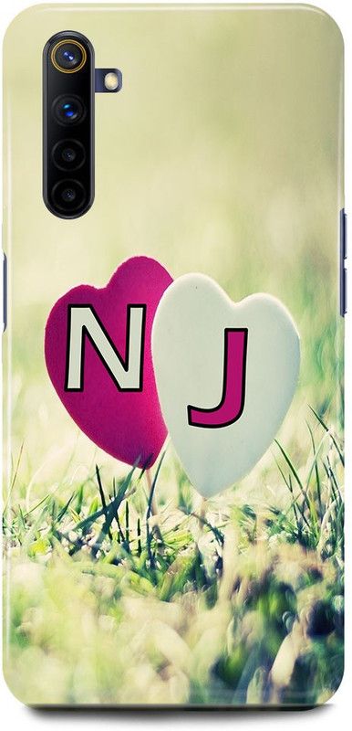 JUGGA Back Cover for Realme 6 Pro, RMX2061, N LOVES J NAME,N NAME, J LETTER, ALPHABET,N LOVE J NAME  (Green, Hard Case, Pack of: 1)
