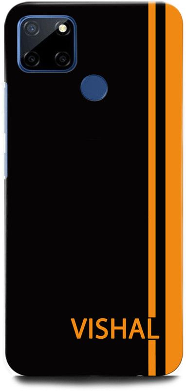 GRAFIQE Back Cover for Realme Narzo 20 RMX2193 VISHAL, VISHAL NAME  (Multicolor, Shock Proof, Pack of: 1)