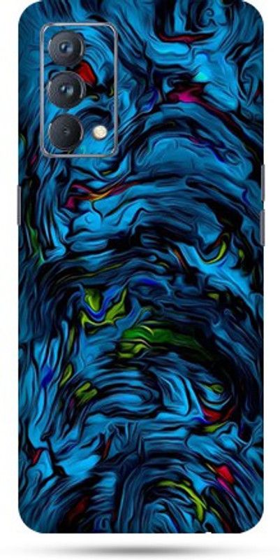 OggyBaba realme gt master edition Mobile Skin  (Dark Blue Lava Skin Matte Finish)