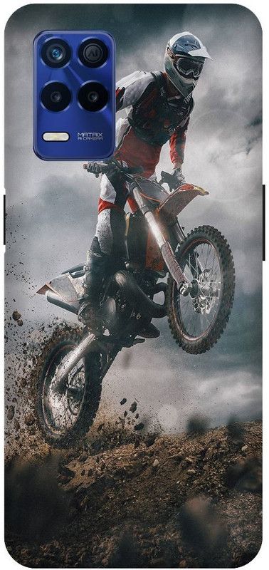 Bluvver Back Cover for Realme 8s 5G , RMX3381, Printed Superbike Racer Back Cover  (Multicolor, Hard Case, Pack of: 1)