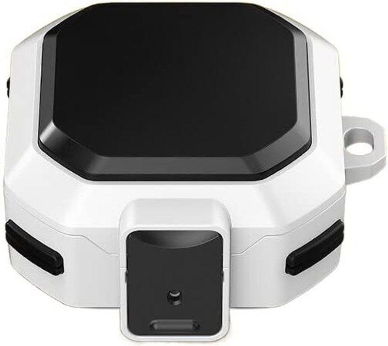AGEIS Front & Back Case for Galaxy Buds 2 (2021)/ Galaxy Buds Pro (2021) / Galaxy Buds Live (2020)  (White, Shock Proof, Pack of: 1)