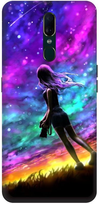 SSMORYA Back Cover for OPPO F11 (Colors) Printed Back Cover  (Multicolor, Waterproof, Pack of: 1)